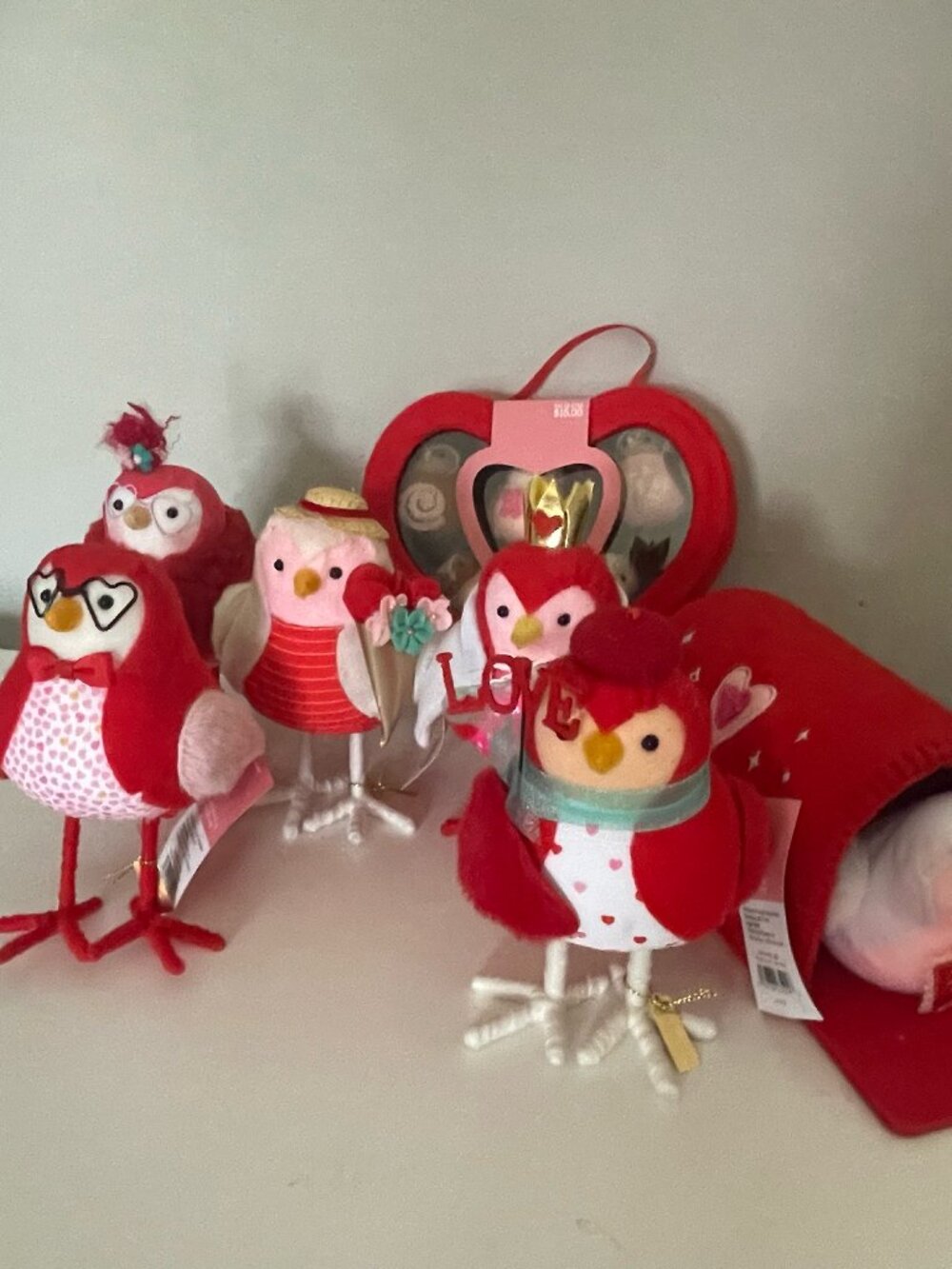 Target Spritz Featherly Friends Valentine Birds Lot